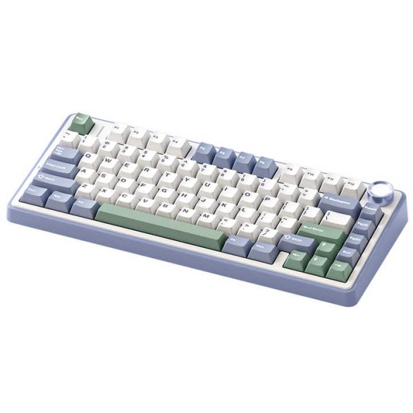 AULA F75 Customized PBT Mechanical Keyboard Full Key Hot Plug 2.4 GHz Wireless Three-Mode USB New Desktop Gasket Structure