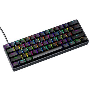 AK61 Custom Wired USB Gaming Keyboard RGB Backlit Mechanical Teclado Mecanico with Red and Blue Switch New Product